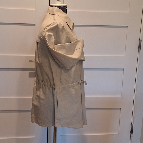 Pendleton Women's Linen/cotton Blend  Tan Jacket Sz L - Picture 4 of 10